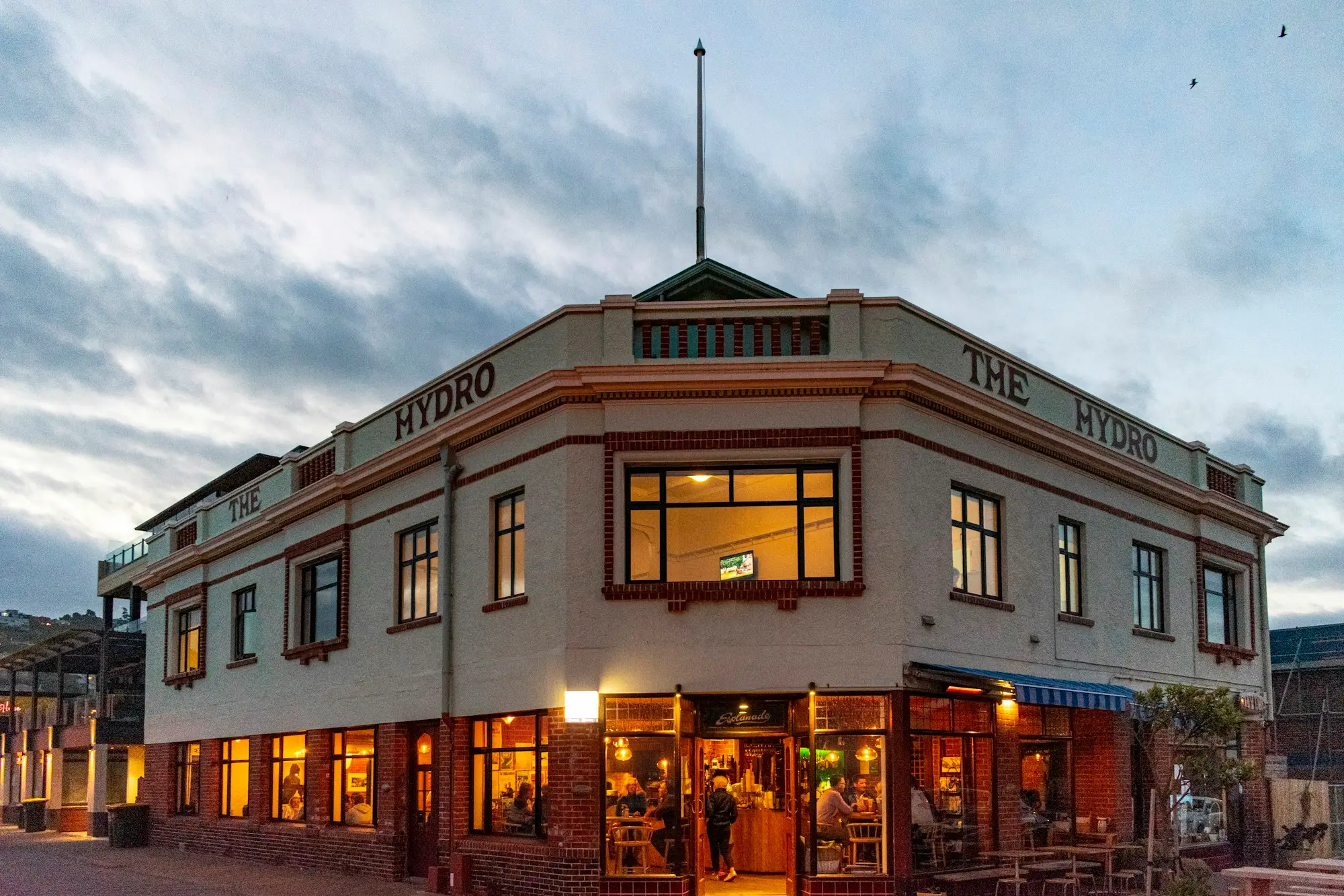 Heritage commercial building on a corner